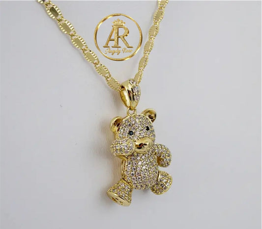 Necklace Bear Diamond